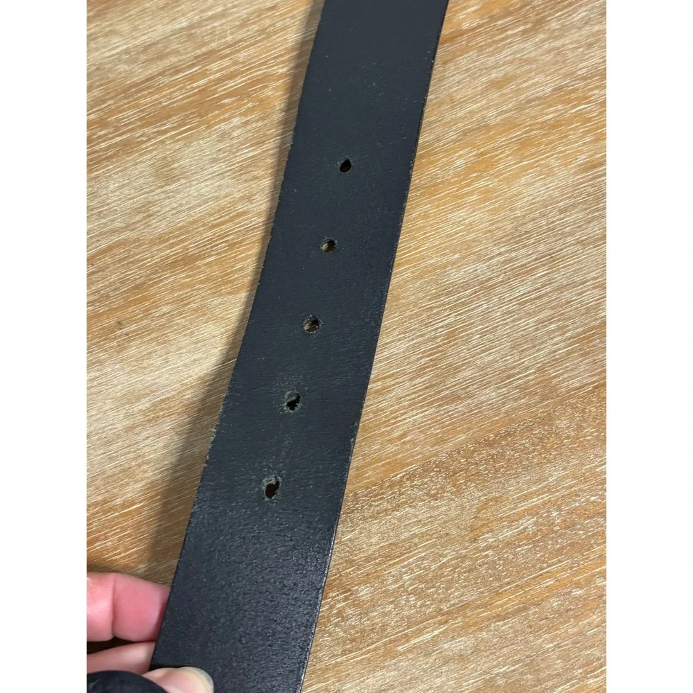 Carhartt Mens Journeyman Full Grain Leather Belt Black Size 38 WB5509-M